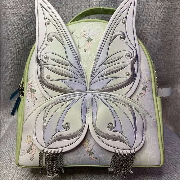 Danielle Nicole Disney Tinker Bell Decorated Wings Backpack Danielle Nicole TinkerBell Keyhole Pixie Dust Crossbody Bag  main image 3